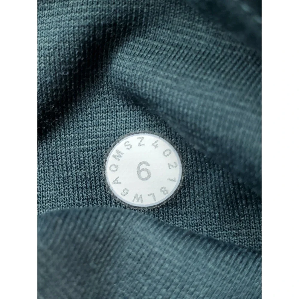 Lululemon Women Activewear Pants 6 Teal‎ Train Times Crop Yoga Legging